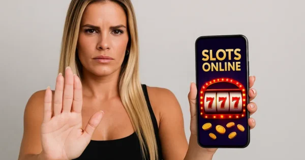 Alejandra Baigorria sancionada por Indecopi por promocionar slots online sin advertencias legales.